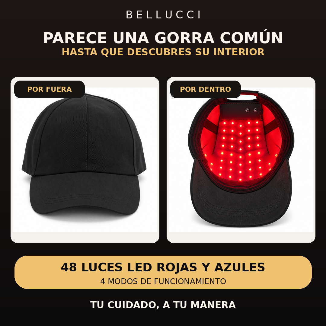 Gorra LED Capilar | Tecnología para tu cabello