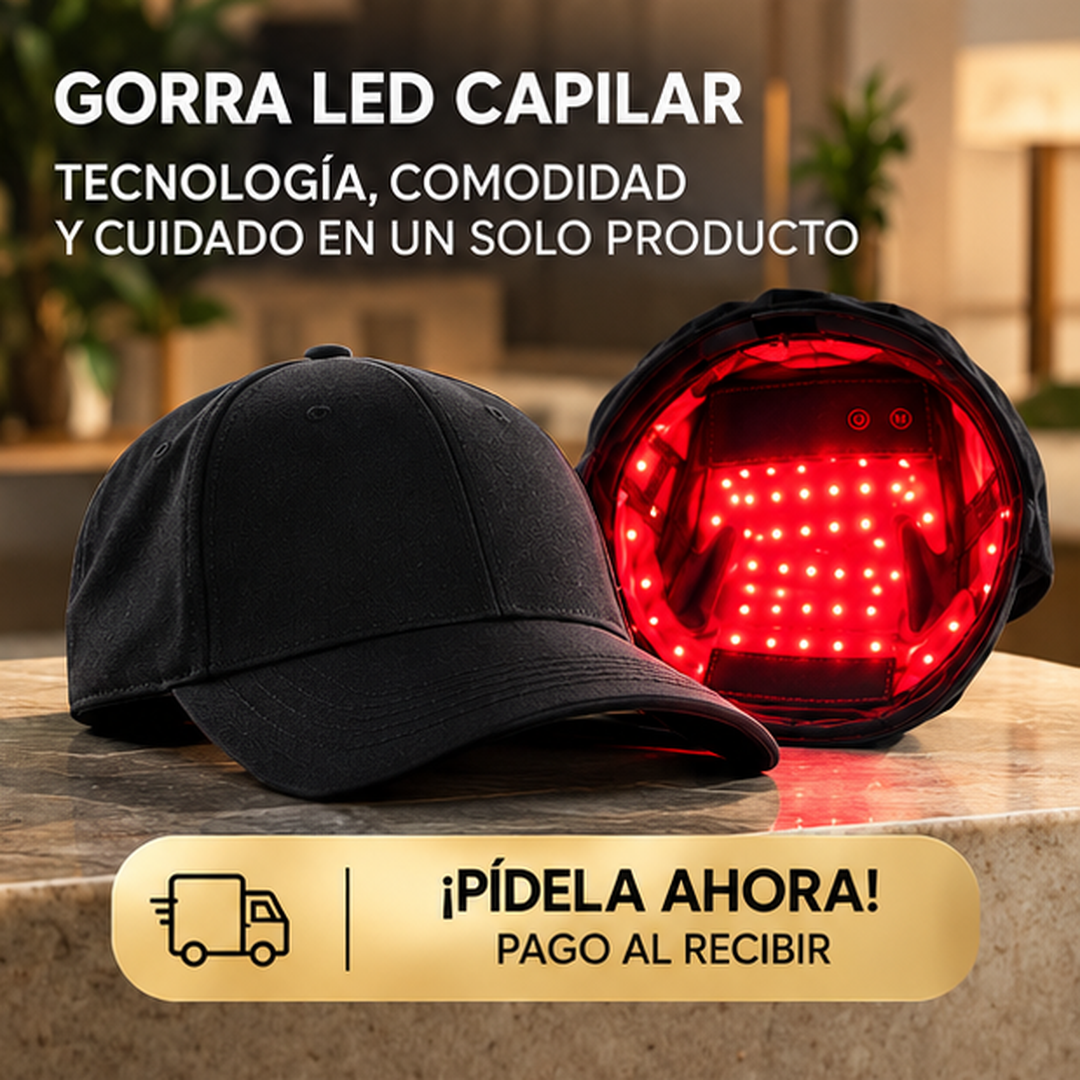 Gorra LED Capilar | Tecnología para tu cabello